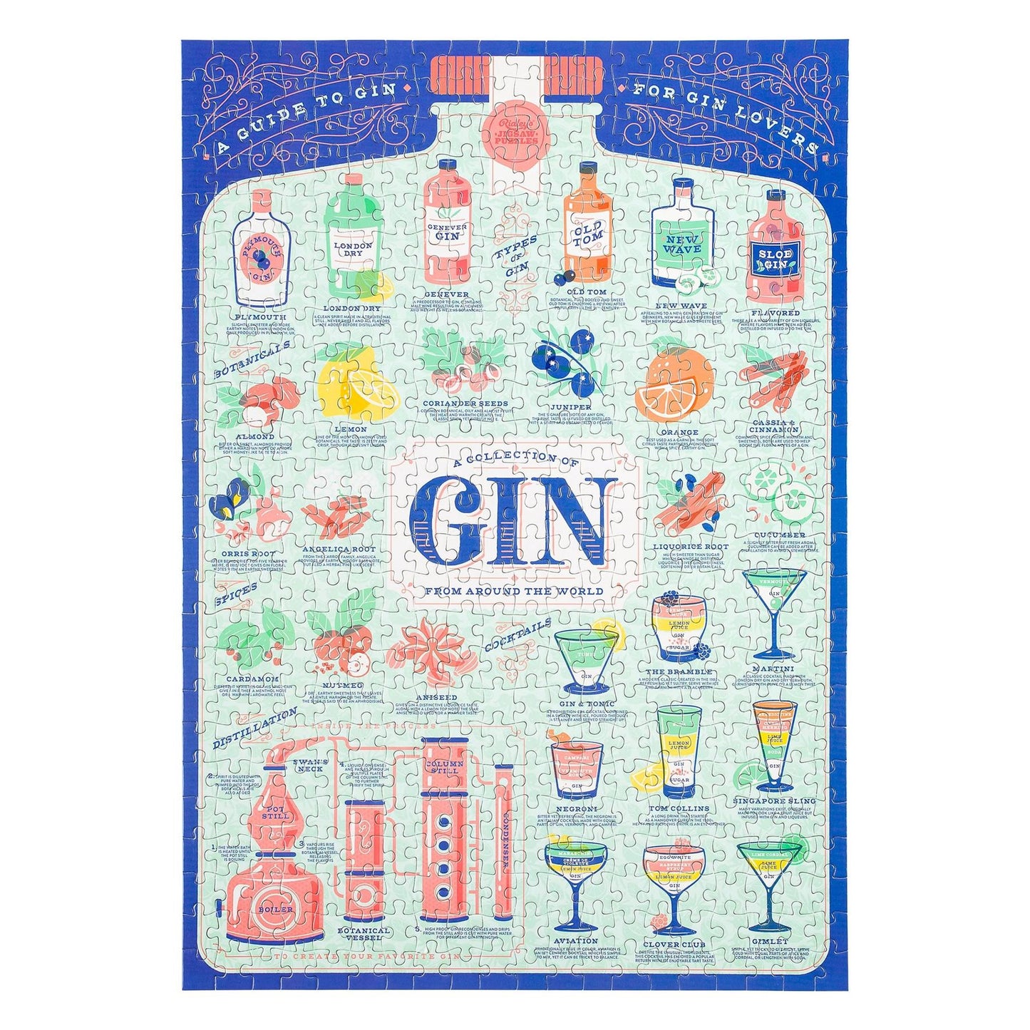 Gin Lover's 500 Piece Jigsaw Puzzle