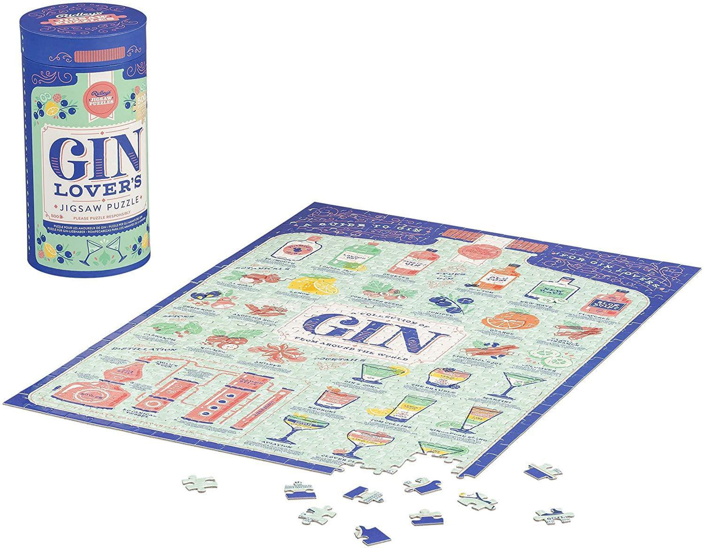 Gin Lover's 500 Piece Jigsaw Puzzle
