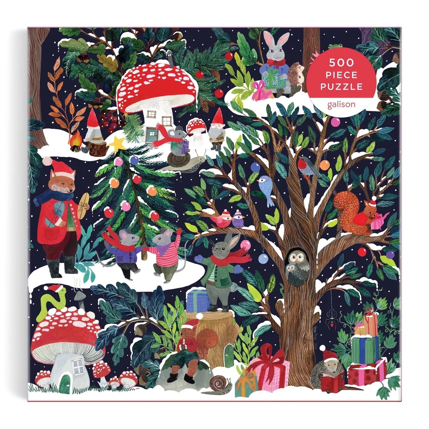 Yuletide Forest 500 Piece Jigsaw Puzzle