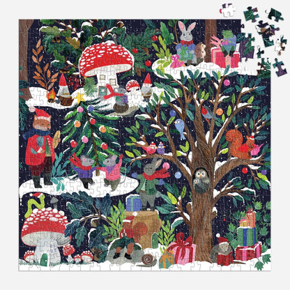 Yuletide Forest 500 Piece Jigsaw Puzzle