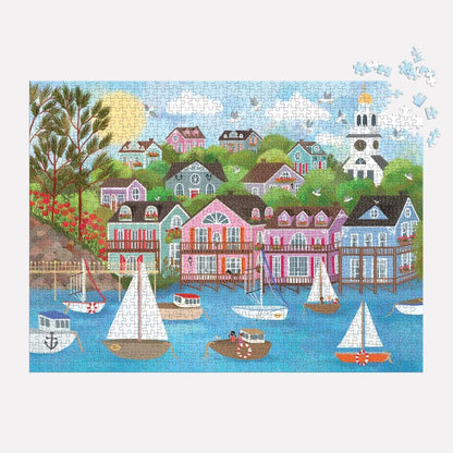 Harbor by the Sea 1000 Piece Jigsaw Puzzle