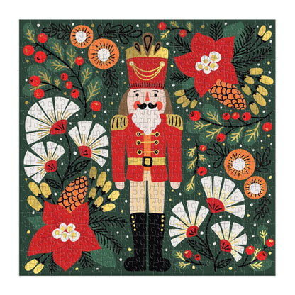 Merry Nutcracker 500 Piece Foil Jigsaw Puzzle