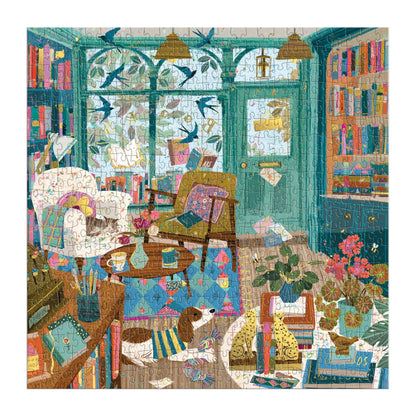 Bookshop Afternoon 500 Piece Foil Jigsaw Puzzle
