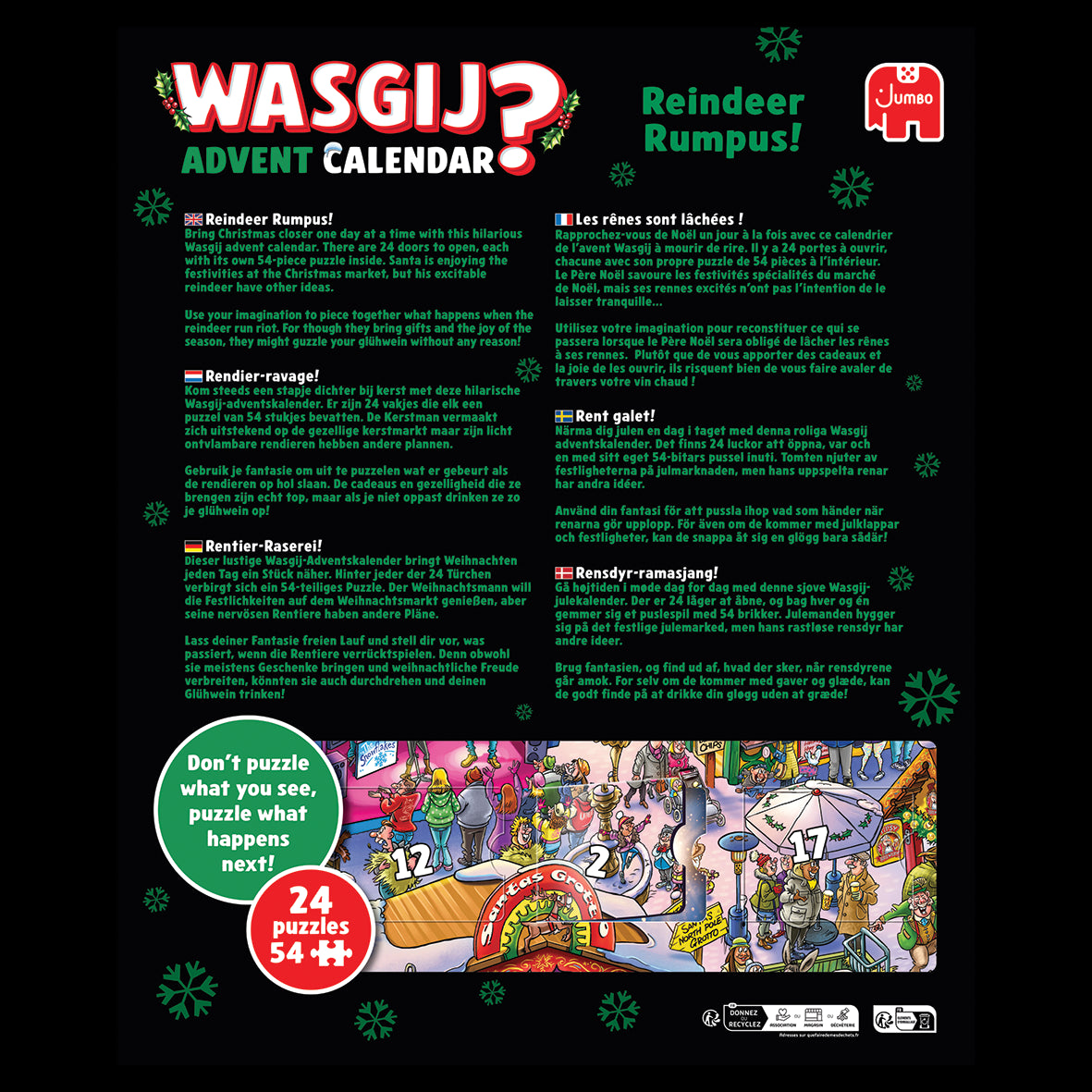 Wasgij Advent Calendar Reindeer Rumpus!