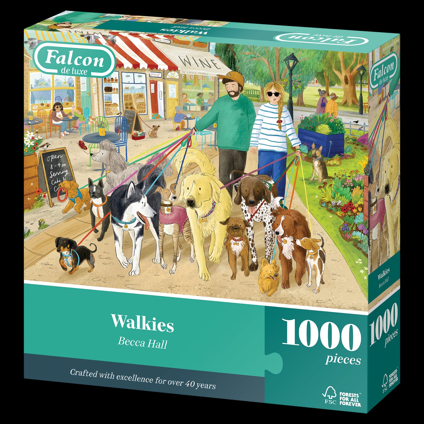 Falcon de Luxe Walkies 1000 Piece Jigsaw Puzzle