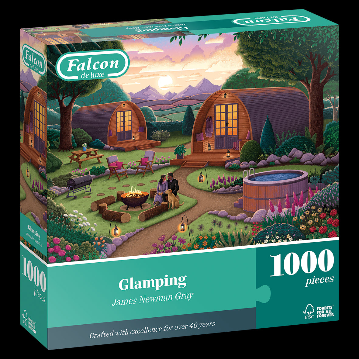 Falcon de Luxe Glamping 1000 Piece Jigsaw Puzzle