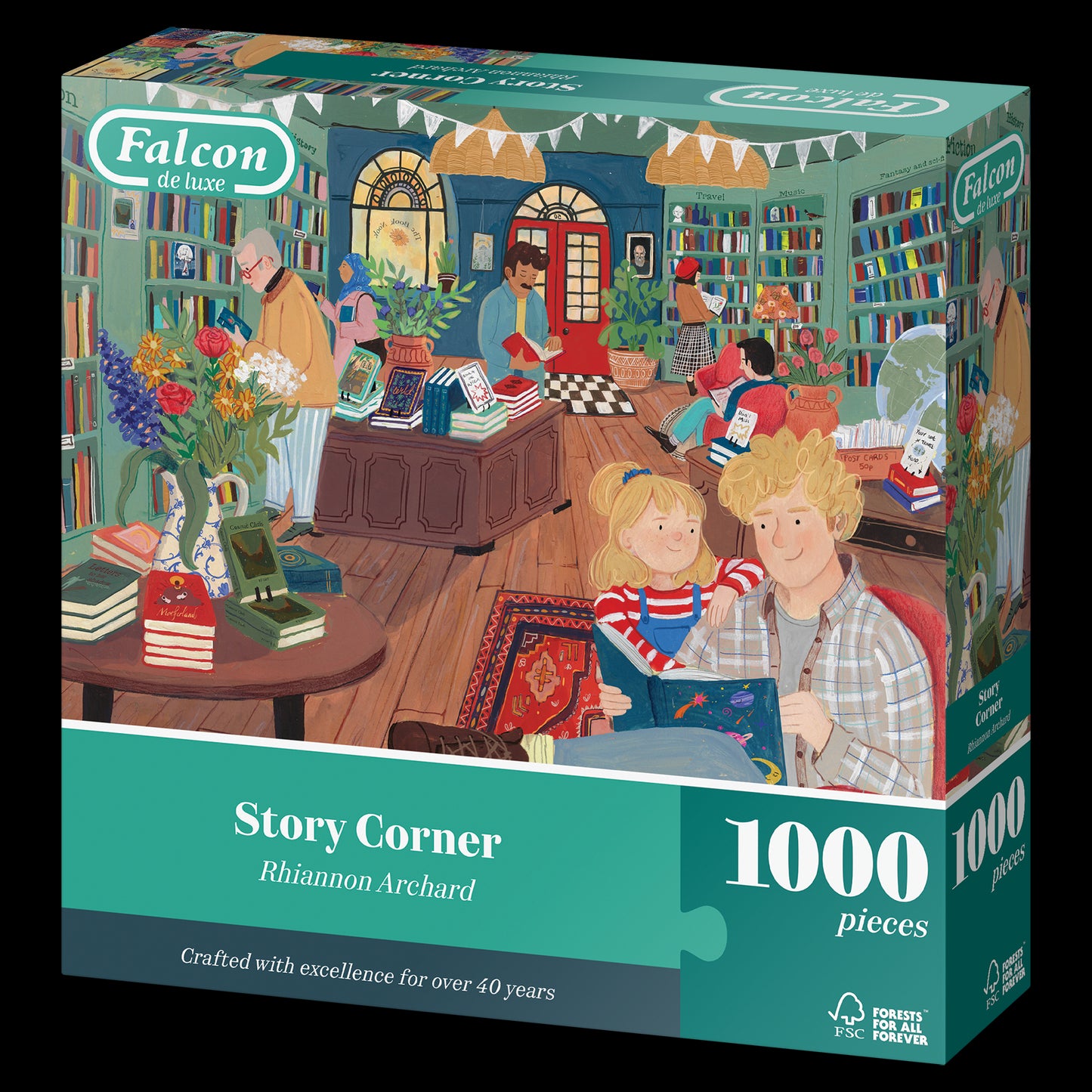 Falcon de Luxe Story Corner 1000 Piece Jigsaw Puzzle