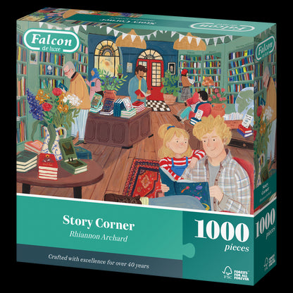Falcon de Luxe Story Corner 1000 Piece Jigsaw Puzzle