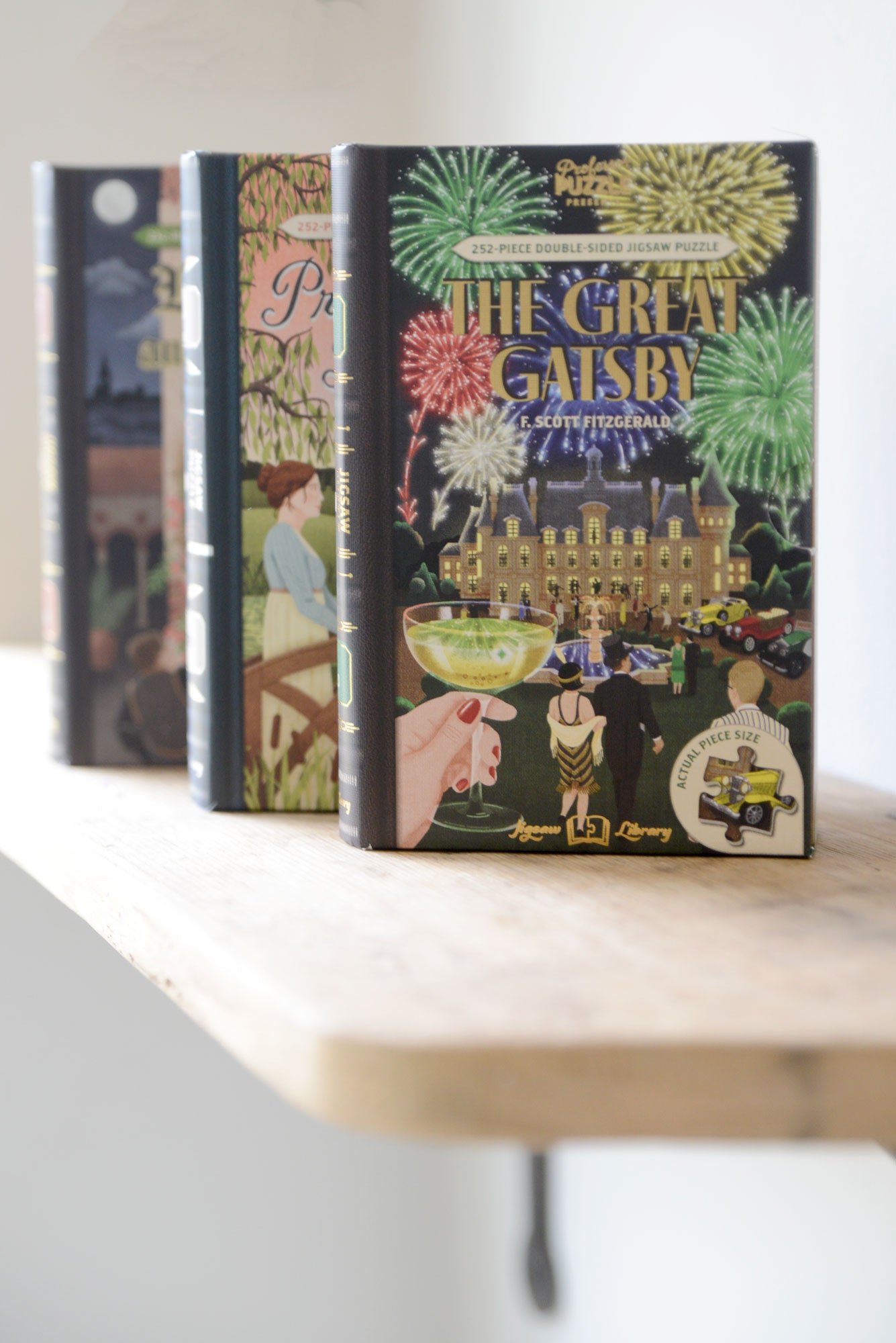 The Great Gatsby Jigsaw Library 252 Piece Jigsaw Puzzle