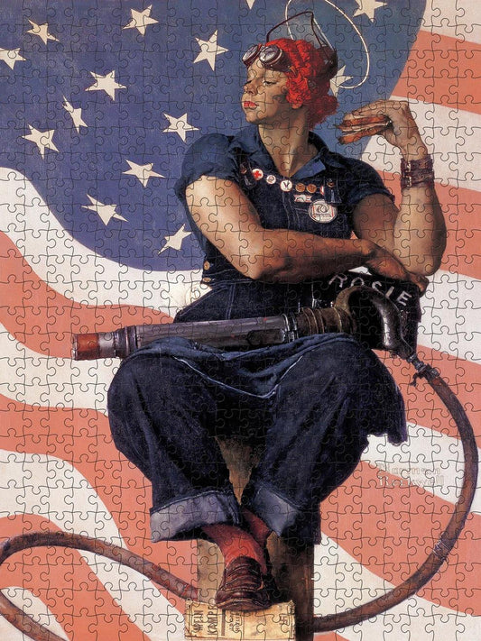 Norman Rockwell: Rosie the Riveter 500 Piece Jigsaw Puzzle