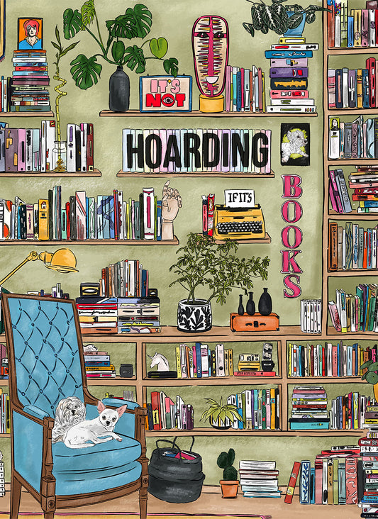 It's Not Hoarding Books -1000 Piece Soft Touch Jigsaw Puzzle