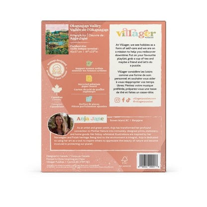 Okanagan Valley 500 Piece Jigsaw Puzzle