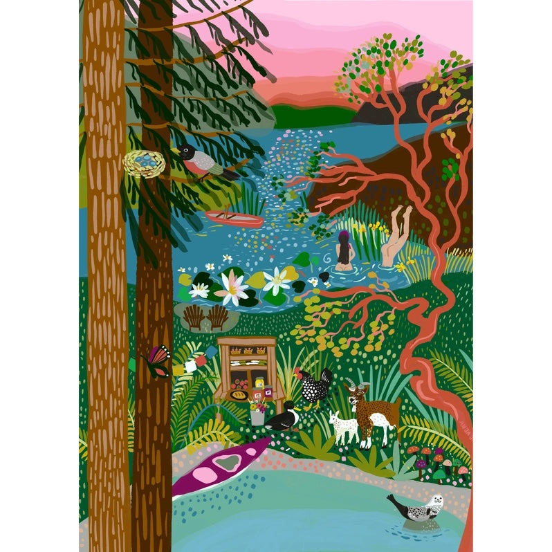 Salt Spring Island 1000 Piece Jigsaw Puzzle