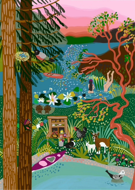 Salt Spring Island 1000 Piece Jigsaw Puzzle