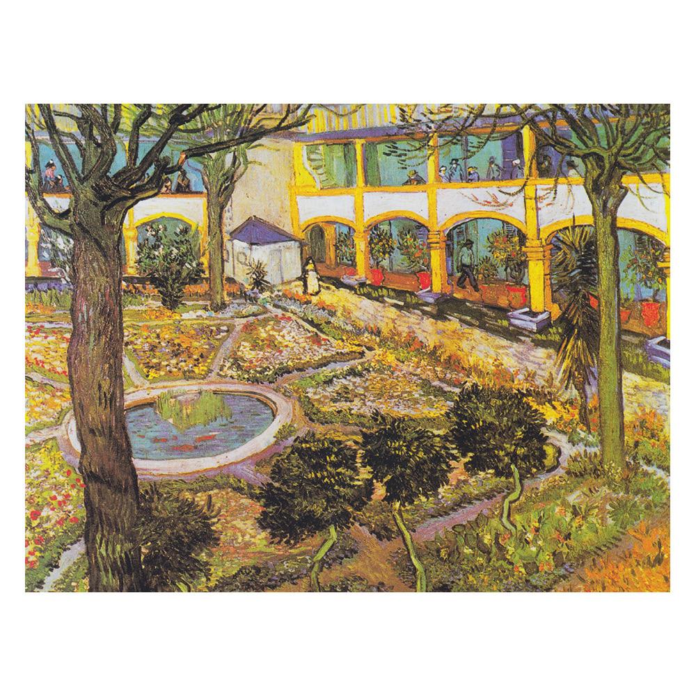 Van Gogh Courtyard of the Hospital in Arles 1000 Piece Jigsaw
