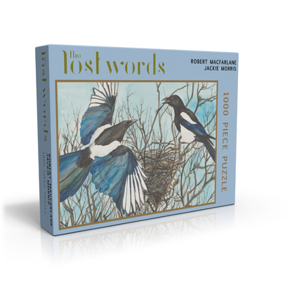 The Lost Words Magpies 1000 Piece Jigsaw Puzzle