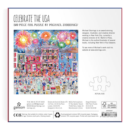 Michael Storrings Celebrate The USA 500 Piece Foil Puzzle