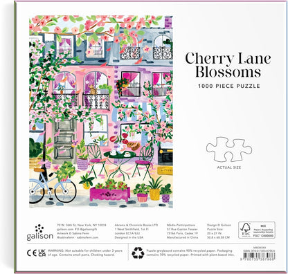 Cherry Lane Blossoms  1000 Piece Jigsaw Puzzle
