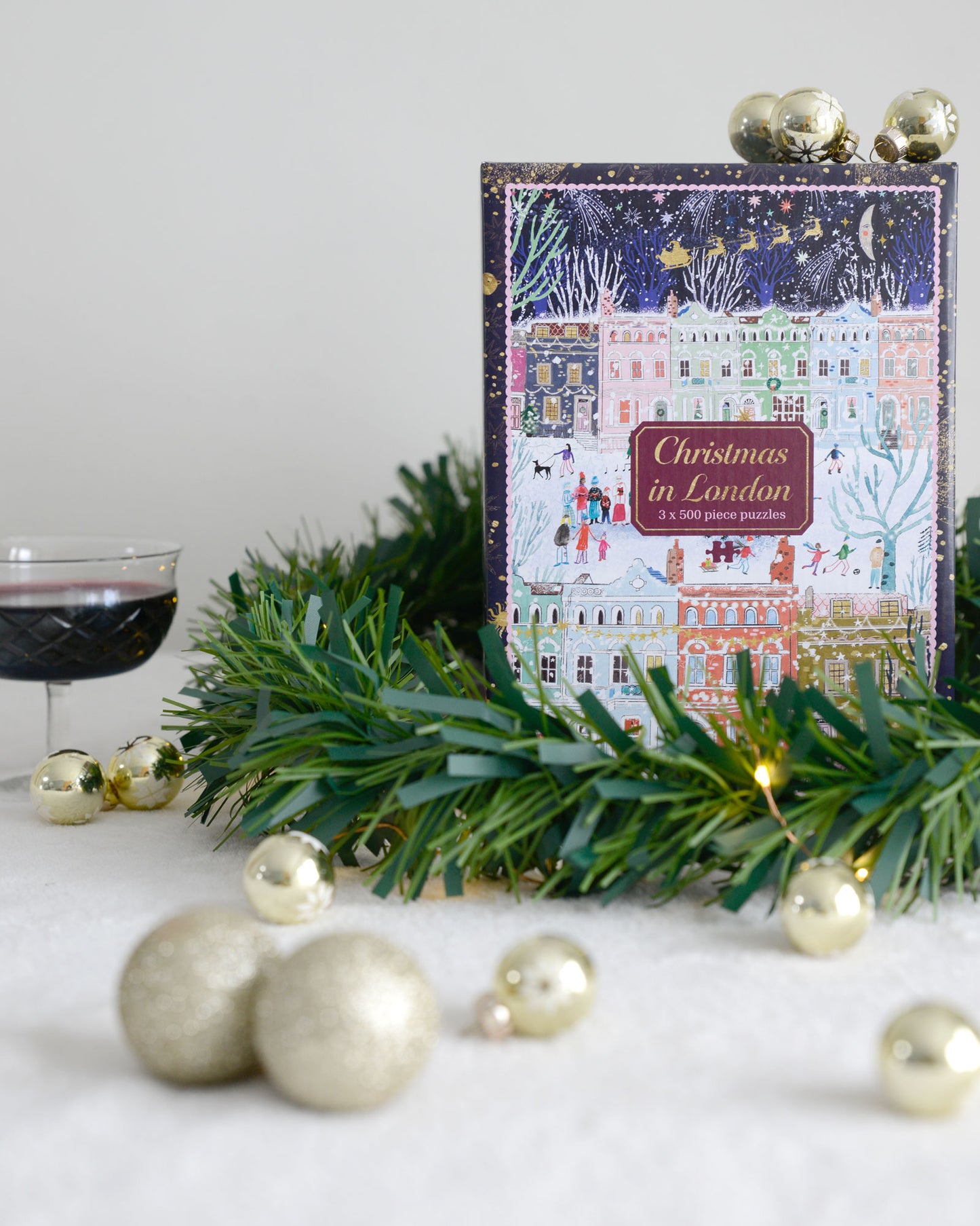 Christmas in London – Emma Frances Grant 3 x 500 Piece Jigsaw Puzzle