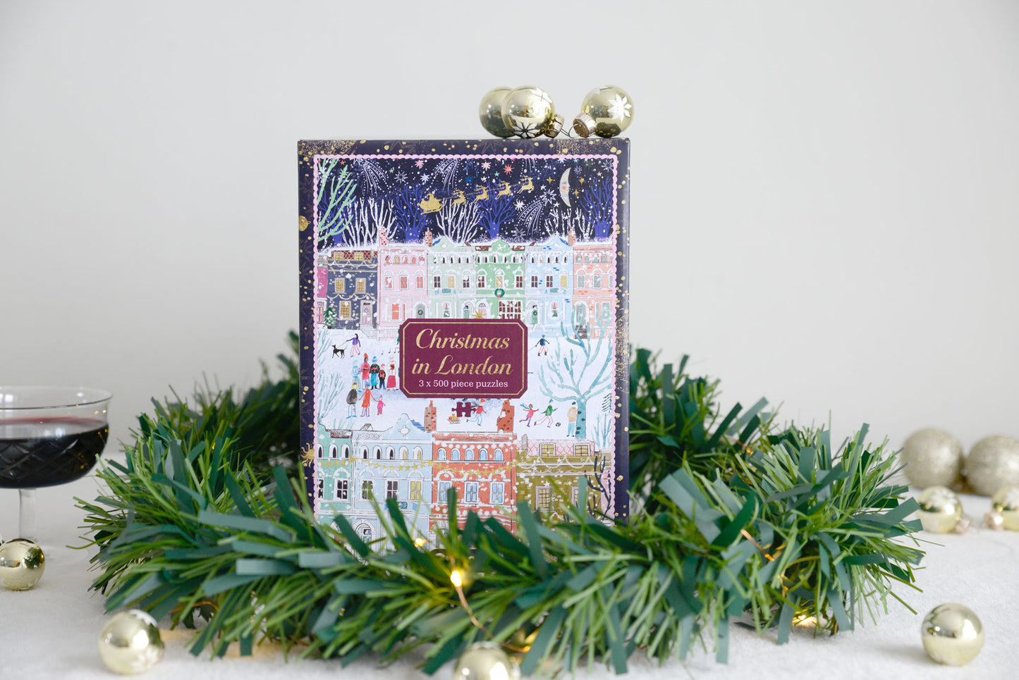 Christmas in London – Emma Frances Grant 3 x 500 Piece Jigsaw Puzzle