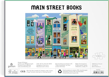 Main Street Books 1000 Piece Jigsaw Puzzle