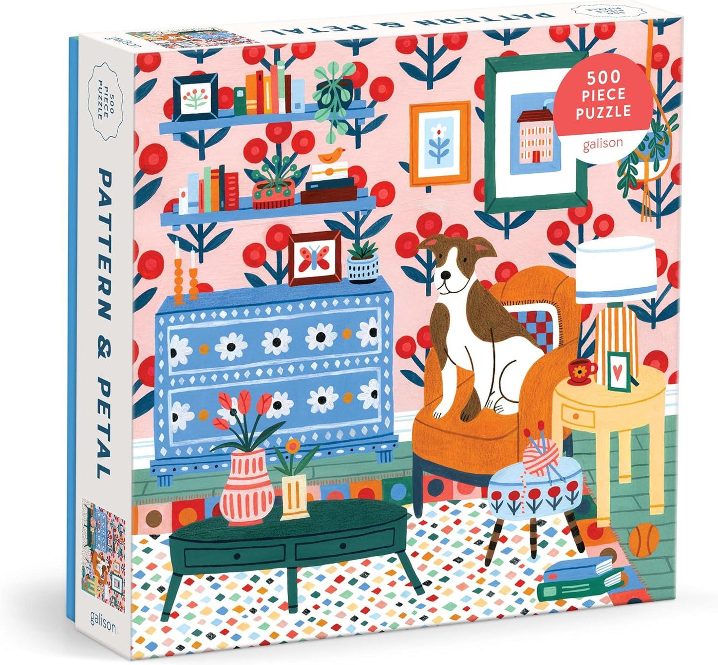 Pattern & Petal 500 Piece Jigsaw Puzzle