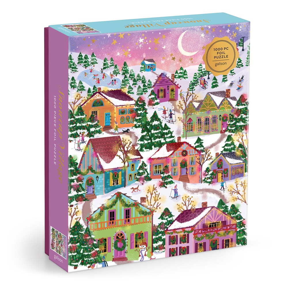 Joy Laforme Snowcap Village 1000 Piece Jigsaw Puzzle