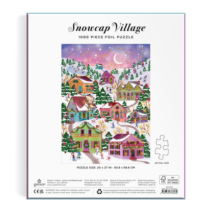 Joy Laforme Snowcap Village 1000 Piece Jigsaw Puzzle