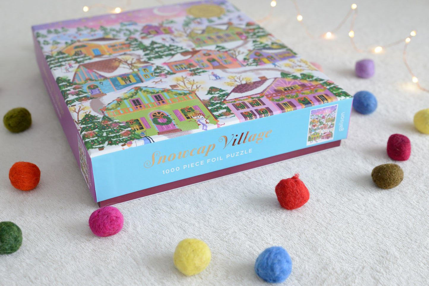 Joy Laforme Snowcap Village 1000 Piece Jigsaw Puzzle