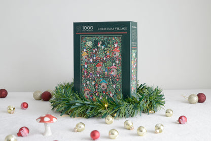 The Art File: Christmas Village 1000 Piece Jigsaw Puzzle