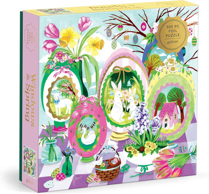 Windows to Spring 500 Piece Jigsaw Puzzle
