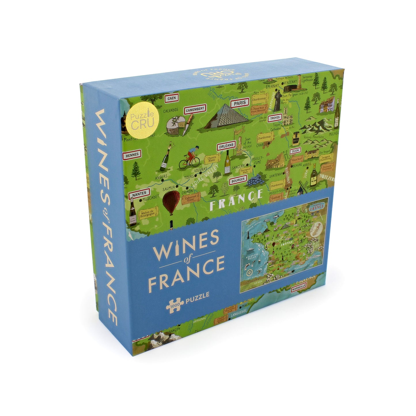 Wines of France 1000 Piece Puzzle