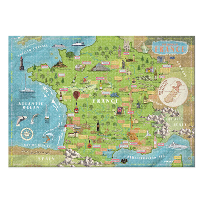 Wines of France 1000 Piece Puzzle