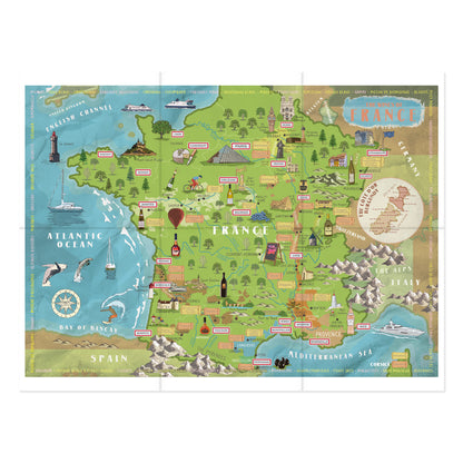 Wines of France 1000 Piece Puzzle