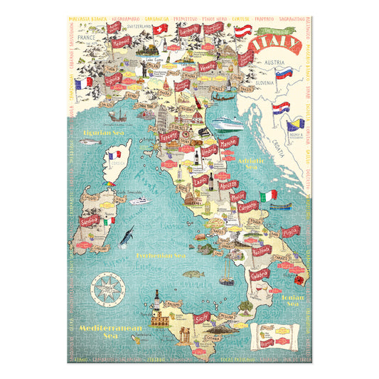 Wines of Italy 1000 Piece Puzzle