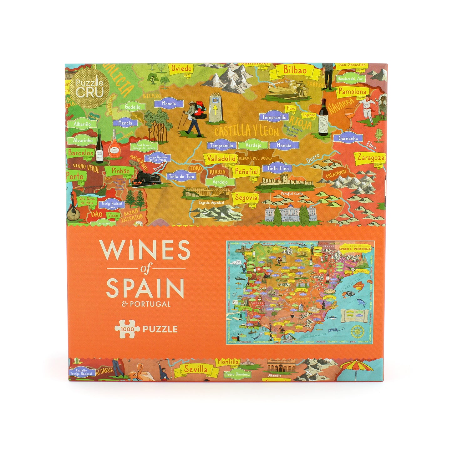 Wines of Spain and Portugal 1000 Piece Puzzle