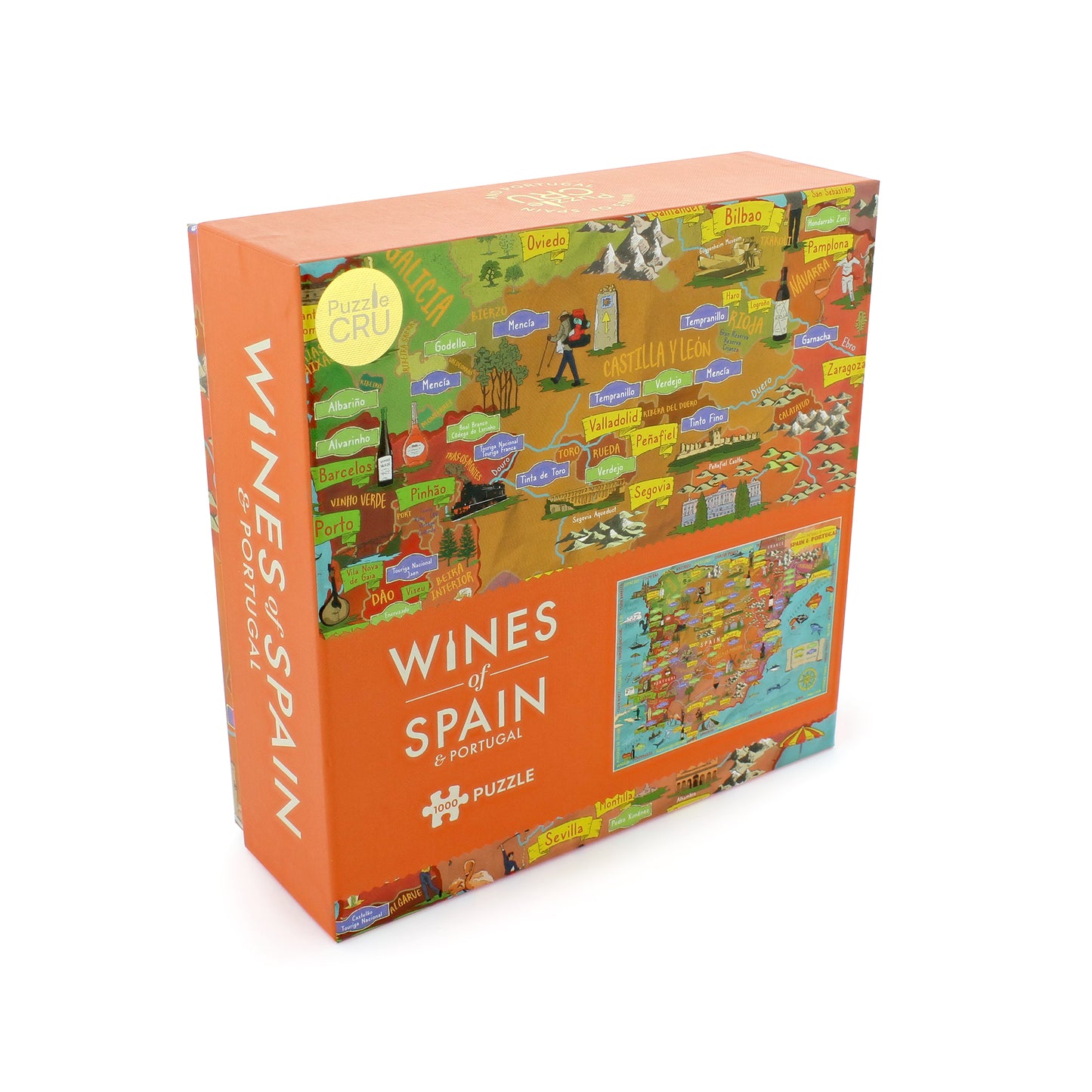 Wines of Spain and Portugal 1000 Piece Puzzle