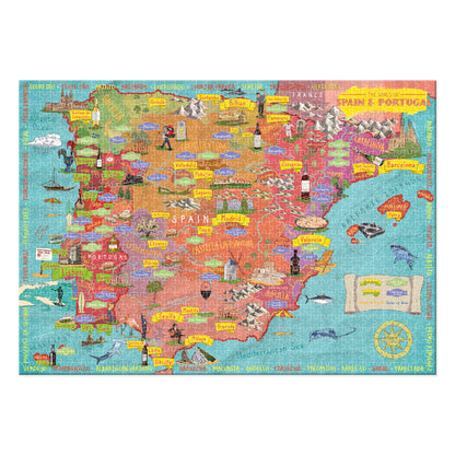 Wines of Spain and Portugal 1000 Piece Puzzle