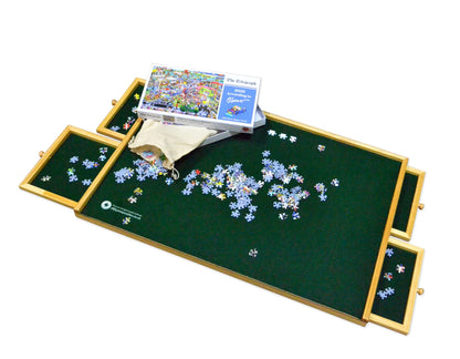 Wooden Jigsaw Puzzle Table